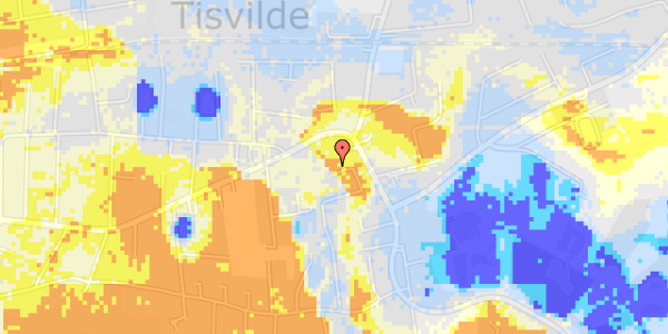 Ekstrem regn på Egekærsvej 30