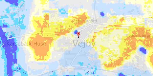 Ekstrem regn på Femgårdsvej 2