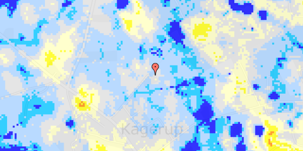 Ekstrem regn på Gribskovvej 51