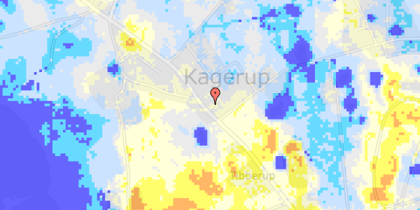 Ekstrem regn på Gribskovvej 73