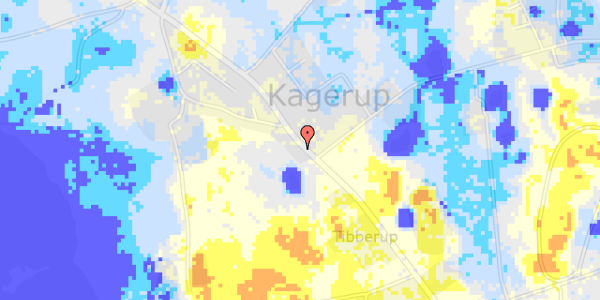 Ekstrem regn på Gribskovvej 76