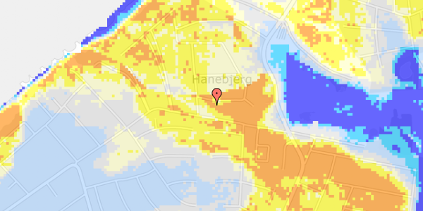 Ekstrem regn på Hanebjerg Skovvej 4