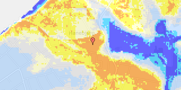 Ekstrem regn på Hanebjerg Skovvej 10B