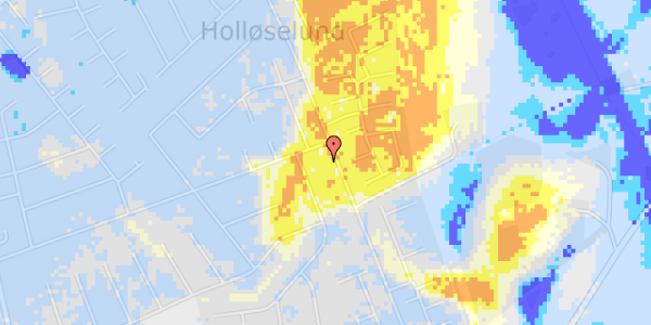 Ekstrem regn på Holløselundvej 52