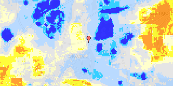 Ekstrem regn på Industrivej 1