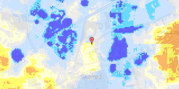 Ekstrem regn på Industrivej 23