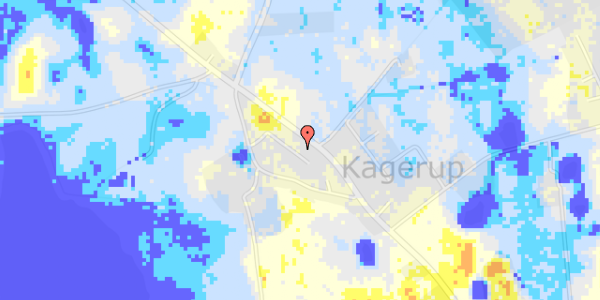 Ekstrem regn på Kagerupbakken 13