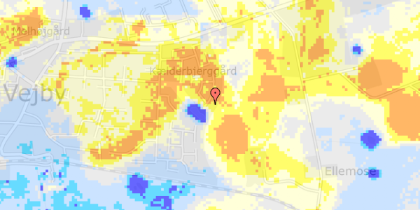 Ekstrem regn på Kælderbjerg Park 51