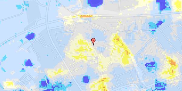 Ekstrem regn på Nordre Parkvej 25