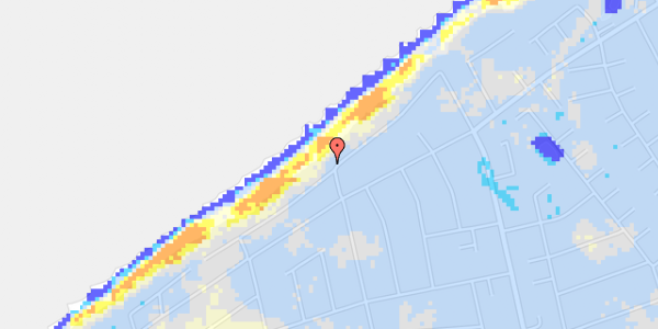 Ekstrem regn på Nordre Strandvej 38