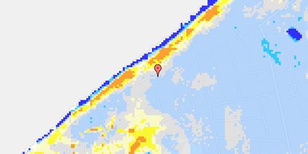 Ekstrem regn på Nordre Strandvej 41