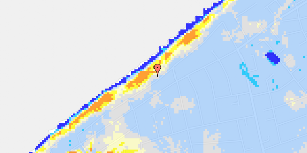 Ekstrem regn på Nordre Strandvej 48