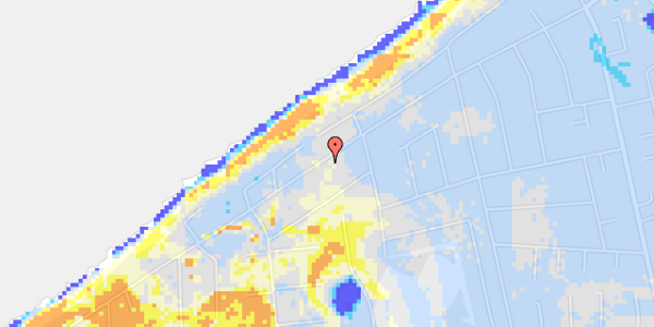 Ekstrem regn på Nordre Strandvej 49