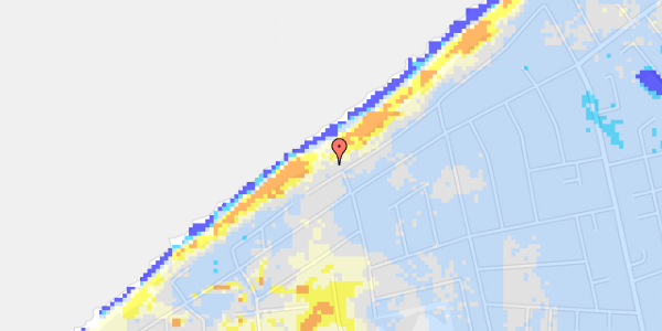 Ekstrem regn på Nordre Strandvej 62