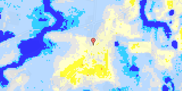 Ekstrem regn på Ny Mårumvej 184