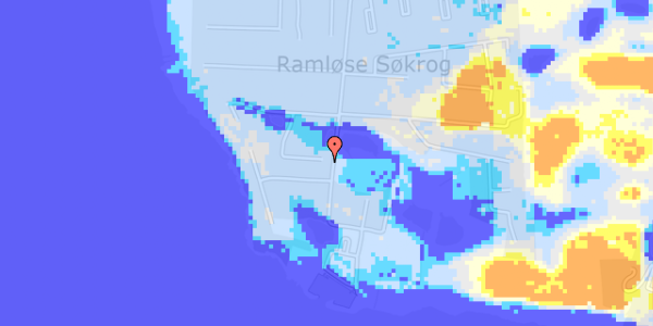 Ekstrem regn på Paradis Sidealle 18