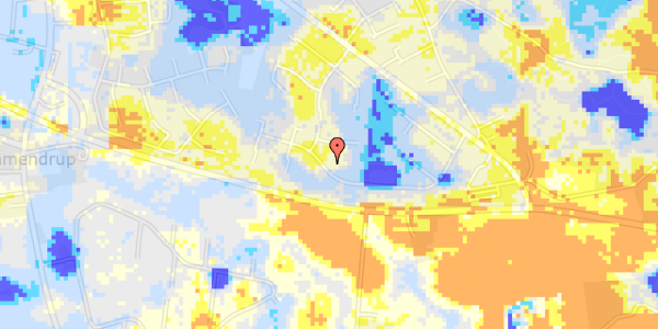 Ekstrem regn på Pinusvej 30