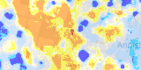 Ekstrem regn på Rishøjvej 7