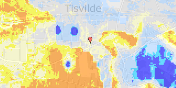 Ekstrem regn på Sankt Helene Vej 3A