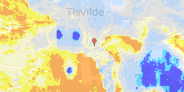 Ekstrem regn på Sankt Helene Vej 4