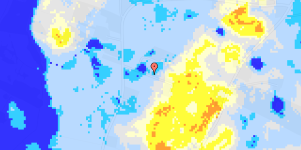 Ekstrem regn på Skomagerbakken 10