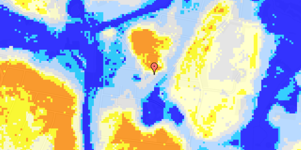 Ekstrem regn på Stokkebjergsvinget 17