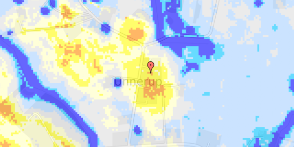 Ekstrem regn på Stokkebrovej 33