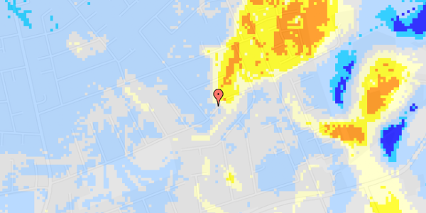 Ekstrem regn på Strandleddet 12