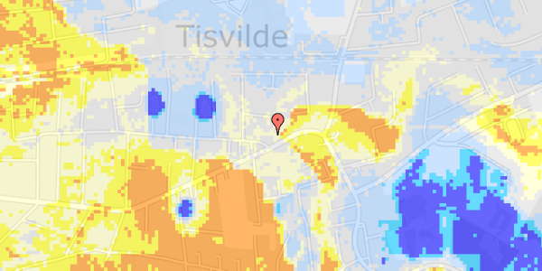 Ekstrem regn på Tisvilde Bygade 46B