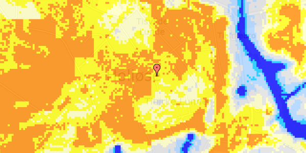 Ekstrem regn på Tisvilde Lundevej 19