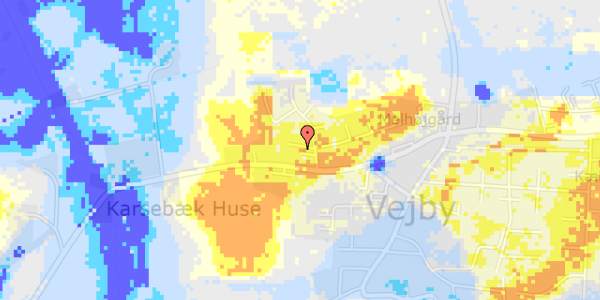 Ekstrem regn på Trongårdsbakken 1, st. 204