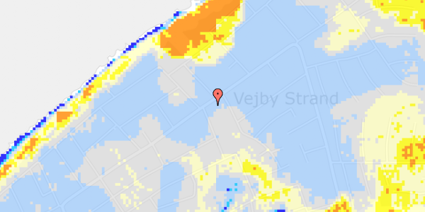 Ekstrem regn på Vejby Strandvej 31