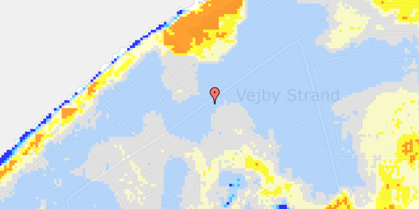 Ekstrem regn på Vejby Strandvej 33