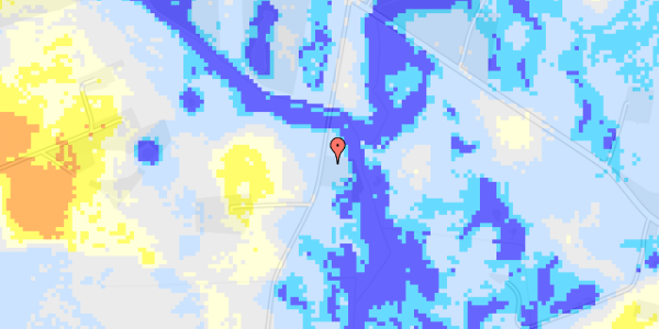 Ekstrem regn på Åmosevejen 18A