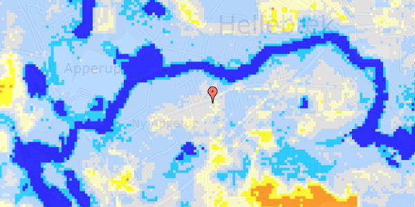 Ekstrem regn på Apperupvej 43