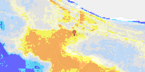 Ekstrem regn på Bentsensvej 8A