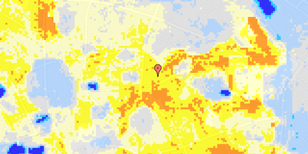 Ekstrem regn på Bragesvej 49, 1. th