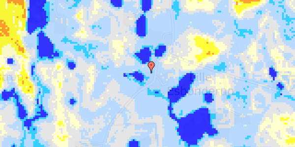 Ekstrem regn på Danstrupvej 31A