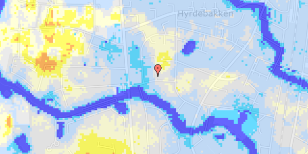 Ekstrem regn på Egevej 14