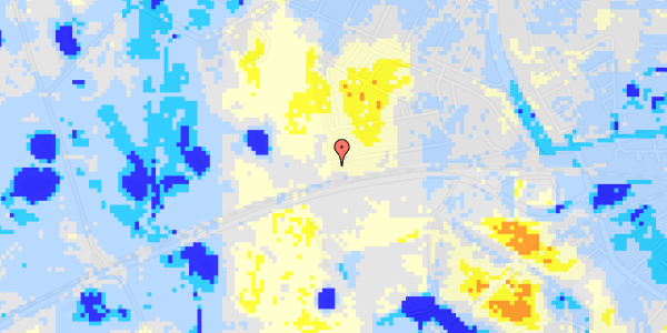 Ekstrem regn på Elmebakken 25