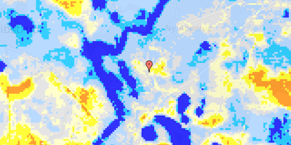 Ekstrem regn på Falkenbergvej 13