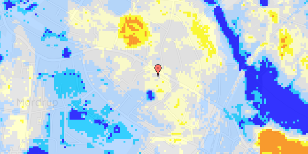 Ekstrem regn på Fredensvej 91