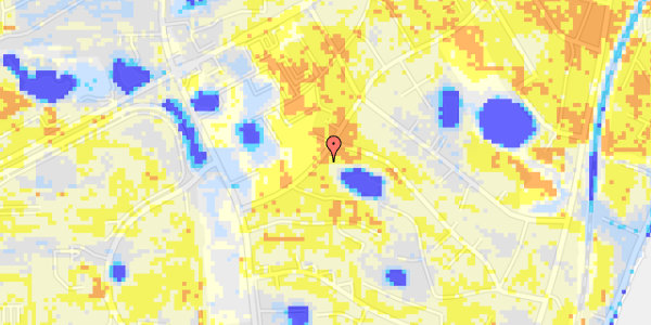 Ekstrem regn på Fredericiavej 53