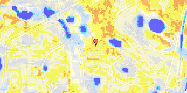 Ekstrem regn på Fredericiavej 61B