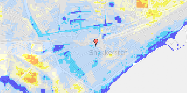 Ekstrem regn på G A Hagemanns Vej 16