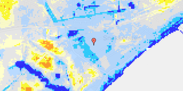 Ekstrem regn på G A Hagemanns Vej 27