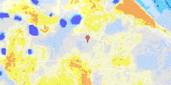 Ekstrem regn på Gefionsparken 16, 1. th