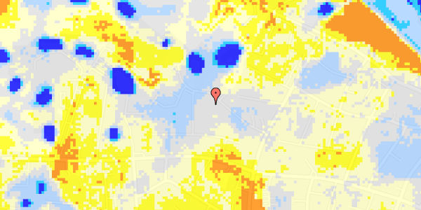 Ekstrem regn på Gefionsparken 23, 1. th