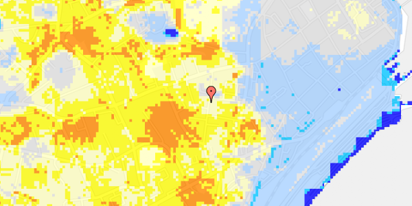 Ekstrem regn på Gl Banegårdsvej 12A