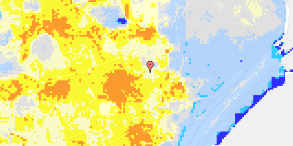 Ekstrem regn på Gl Banegårdsvej 12D